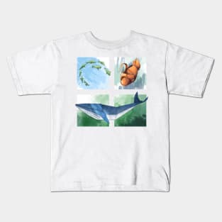 Origami Ocean Kids T-Shirt